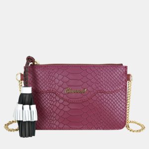 Charriol Mulberry Leather PALAIS ROYAL Clutch Bag, Clutches & Special Occasion Bags - Luxury Closet