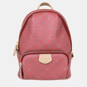Charriol Bordeaux & Grey Leather &nbsp;Backpack, Backpacks - Luxury Closet