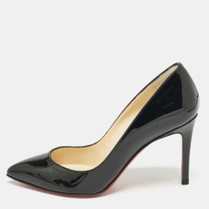 Christian Louboutin Black Patent Leather Pigalle Pumps Size 34.5, Pumps - Luxury Closet catalog
