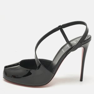 Christian Louboutin x Maison Margiela Black Patent Leather Loubiella Pumps Size 39, Pumps - Luxury Closet catalog