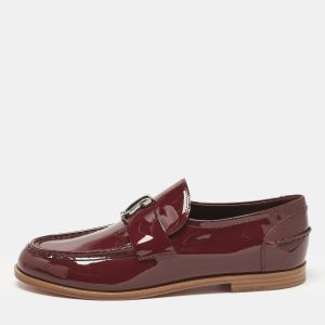 Christian Louboutin Red Patent Leather CL Moc Loafers Size 41, Loafers & Slip-Ons - Luxury Closet catalog