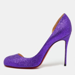 Christian Louboutin Purple Glitter Helmour D'orsay Pumps Size 39.5, Pumps - Luxury Closet catalog