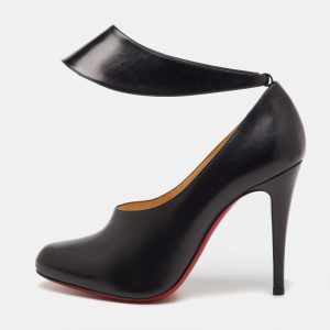 Christian Louboutin Black Leather Miss Zorra Pumps Size 40, Pumps - Luxury Closet