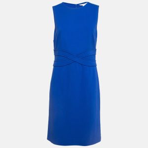 Diane Von Furstenberg Blue Knit Sleeveless Midi Dress M, Dresses - Luxury Closet catalog