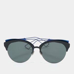 Dior Black/Blue G5V2K Diorama Club Cat Eye Sunglasses, Sunglasses - Luxury Closet catalog