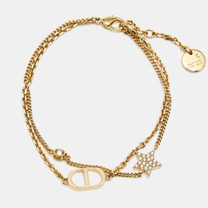 Dior Petit CD Crystals Gold Tone Bracelet, Jewelry - Luxury Closet catalog