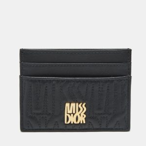 Dior Black Leather Miss Dior Dahlia Card Holder, Wallets & Money Clips - Luxury Closet catalog