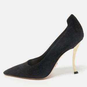 Dior Black Suede D-Fame Pumps Size 39, Pumps - Luxury Closet catalog