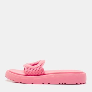 Dior Pink Rubber Dioriviera D-Club Slide Sandals Size 38, Sandals - Luxury Closet