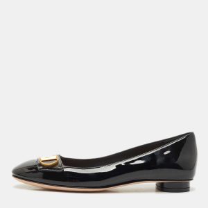Dior Black Patent Leather DC Logo Ballet Flats Size 37, Flats - Luxury Closet catalog