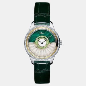 Dior Malachite Diamond Stainless Steel Grand Bal Cd153B22A001 Automatic Women's Wristwatch 36 mm, Watches - Luxury Closet catalog