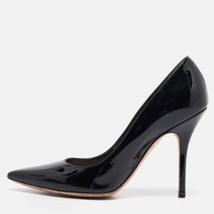 Dior Black Patent Leather Pointed Toe Pumps Size 38, Pumps - Luxury Closet catalog