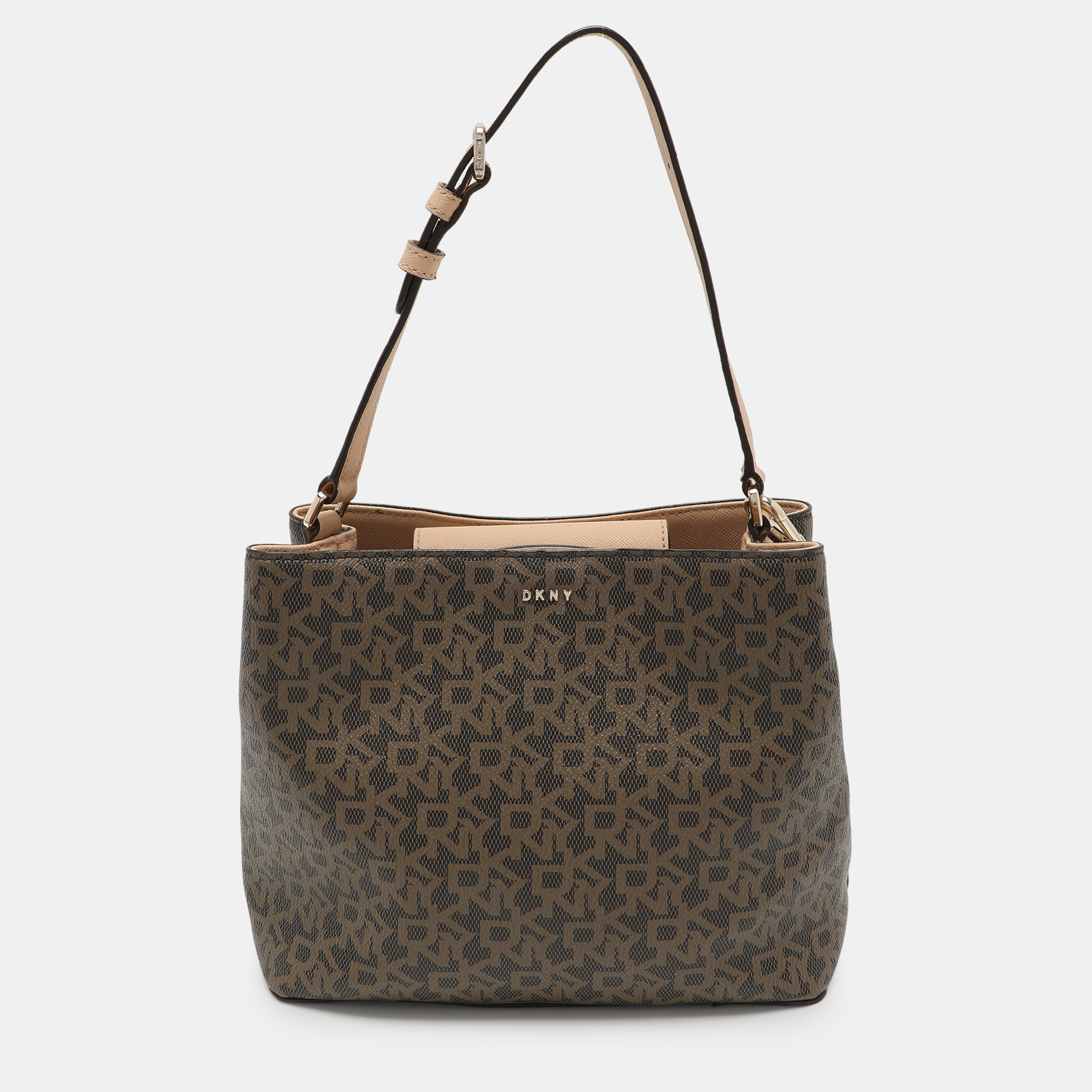 Dkny Beige Signature Coated Canvas and Leather Satchel, Satchels - Luxury Closet catalog