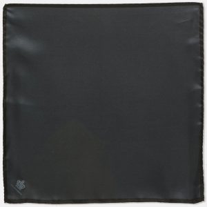 Dolce & Gabbana Dark Grey Silk Pocket Handkerchief, Scarves & Shawls - Luxury Closet