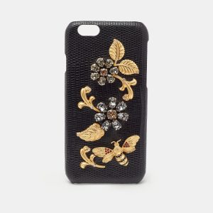 Dolce & Gabbana Phone Cover Black Polyurethane, Mobile Phone Cases - Luxury Closet