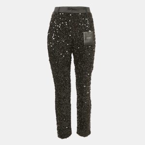 Dolce & Gabbana Black Sequin Trousers M, Clothing - Luxury Closet catalog