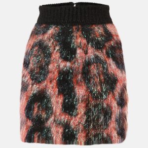 Dolce & Gabbana Black Wool Iridescent Fringed Mini Skirt XS, Skirts - Luxury Closet catalog