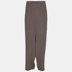 Eileen Fisher Grey Crepe Wide Leg Trousers XXL, Clothing - Luxury Closet catalog