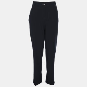 Elena Miro Navy Blue Jersey Crystal Embellished Pants XXL, Clothing - Luxury Closet catalog