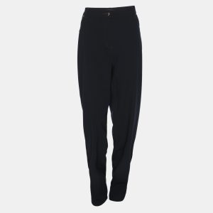 Elena Miro Navy Blue Jersey Wide Leg Trousers XL, Clothing - Luxury Closet catalog