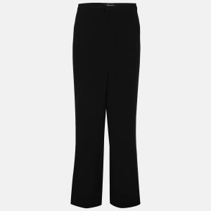 Elena Miro Black Crepe Wide Leg Trousers XL, Clothing - Luxury Closet catalog