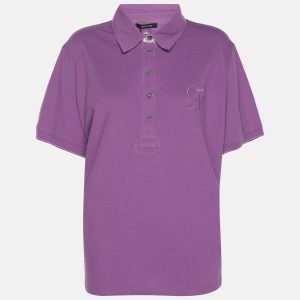 Elena Miro Purple Jersey Polo T-Shirt XL, Shirts & Tops - Luxury Closet catalog