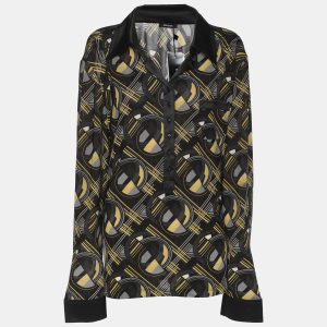Elena Miro Multicolor Printed Jersey Full Sleeve T-Shirt XXL, Shirts & Tops - Luxury Closet
