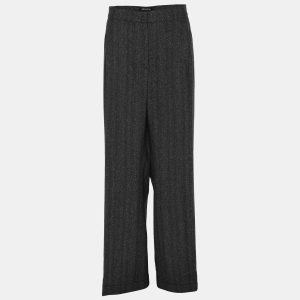 Elena Miro Grey Wool Blend Wide Leg Trousers XL, Clothing - Luxury Closet catalog