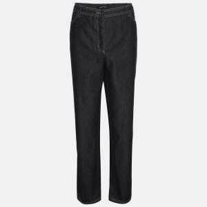 Elena Miro Indigo Blue Stretch Denim Wide Leg Jeans XL, Jeans - Luxury Closet catalog