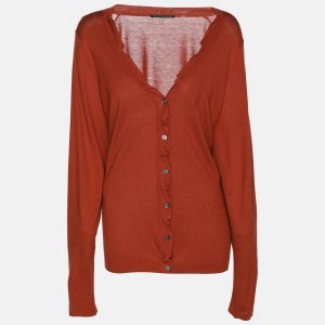 Elie Tahari Bronze Stretch Knit Sammy Long Sleeve Shirt XXL, Clothing - Luxury Closet