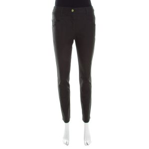 Escada Forest Green Stretch Denim Teresa Straight Leg Jeans M, Jeans - Luxury Closet