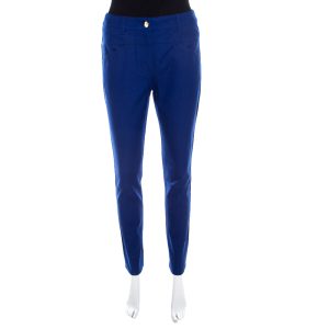 Escada Cobalt Blue Stretch Denim Teresa Straight Leg Jeans S, Jeans - Luxury Closet