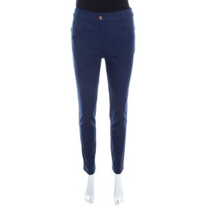Escada Saphire Blue Stretch Denim Teresa Straight Leg Jeans S, Jeans - Luxury Closet