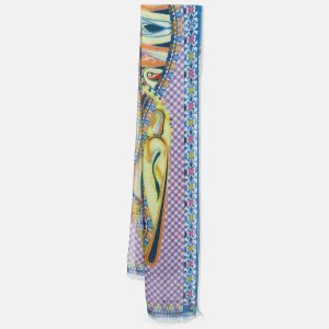 Etro Blue Paisley Print Modal Blend Scarf, Scarves & Shawls - Luxury Closet