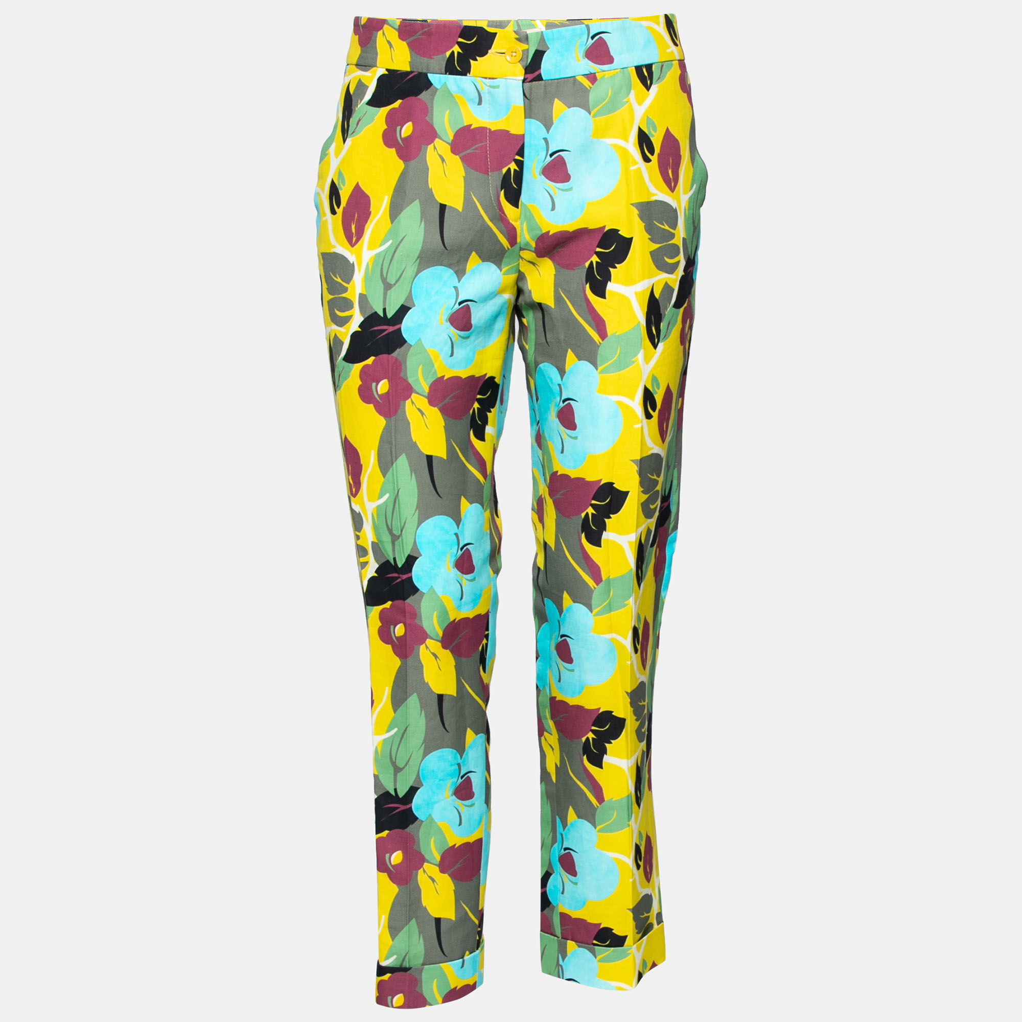 Etro Multicolor Cotton Printed Trousers M, Clothing - Luxury Closet catalog