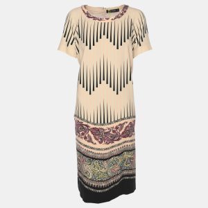 Etro Multicolor Printed Wool Dress L, Dresses - Luxury Closet