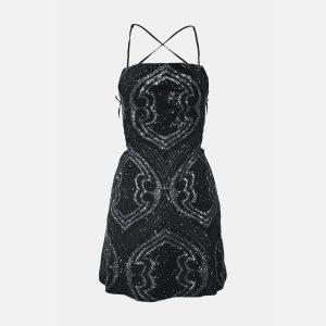 Etro Multicolor Sequin Emberllished Mini Dress S, Dresses - Luxury Closet