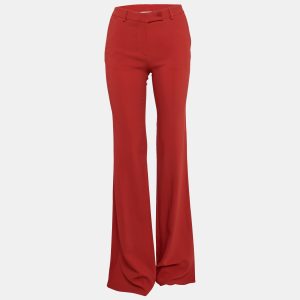 Etro Orange Crepe Wide Leg Pants M, Clothing - Luxury Closet catalog