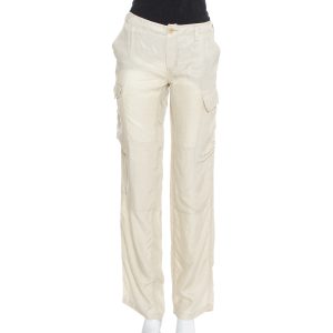 Etro Beige Cupro Cargo Trousers M, Clothing - Luxury Closet catalog