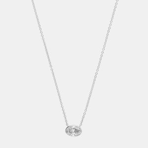 14K White Gold  Lab Grown Diamond Pendant Necklace (0.95 cts), Necklaces - Luxury Closet catalog