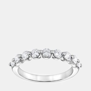 14K White Gold Lab Grown Diamond Band (0.5 cts), Rings - Luxury Closet