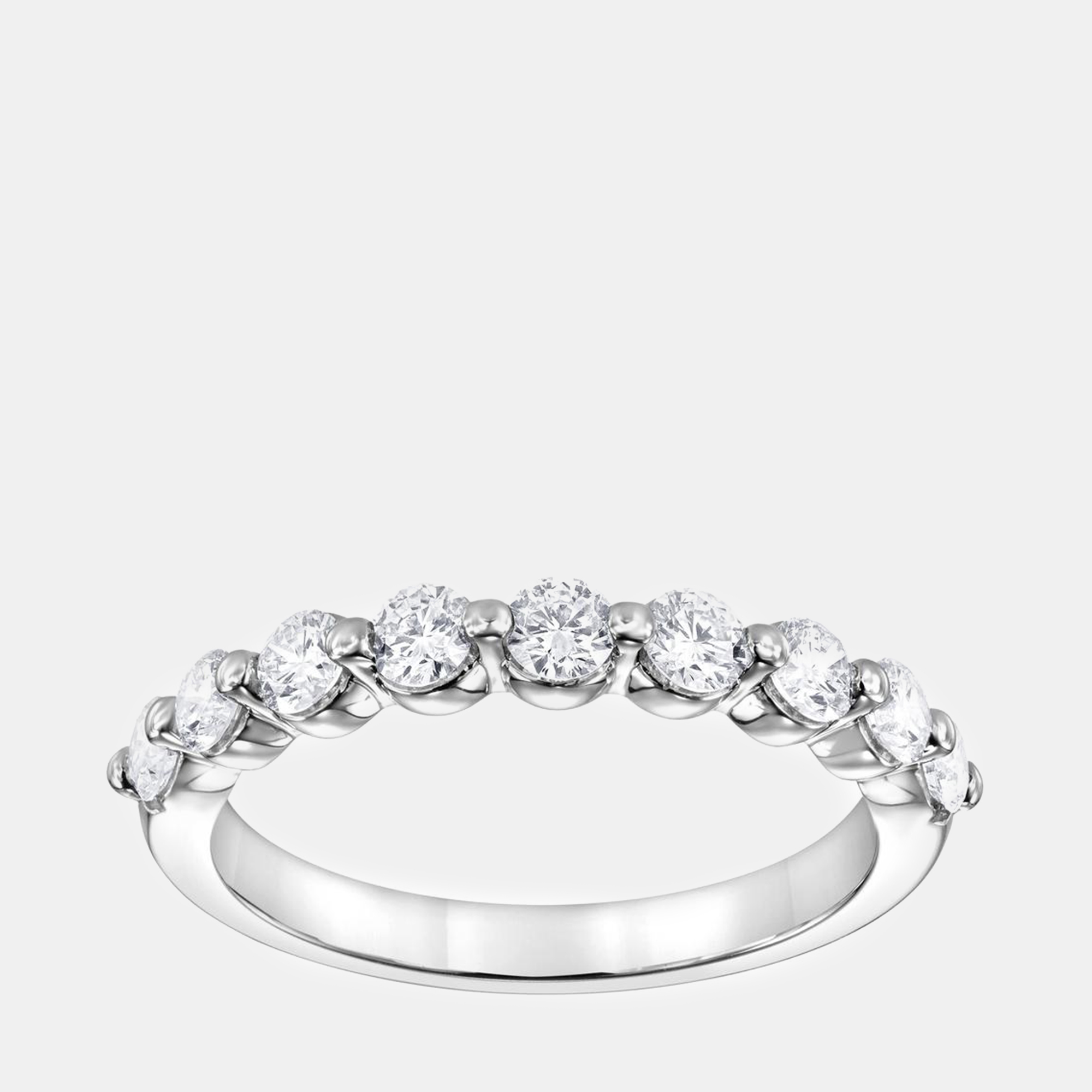 14K White Gold Lab Grown Diamond Band (0.5 cts), Rings - Luxury Closet