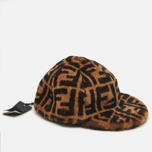 Fendi Brown Zucca Shearling Baseball Cap M, Luggage Accessories - Luxury Closet catalog