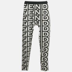 Fendi Black Logo Print Crepe Leggings XS, Clothing - Luxury Closet catalog
