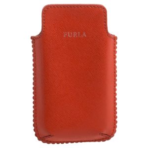 Furla Orange Leather Phone Case, Mobile Phone Cases - Luxury Closet