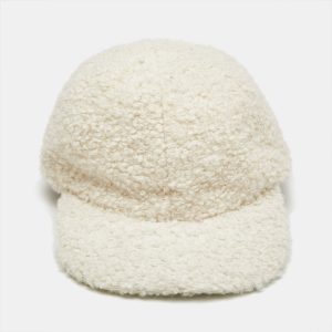 Gabriela Hearst Ivory Boucle Baseball Cap M, Apparel & Accessories - Luxury Closet
