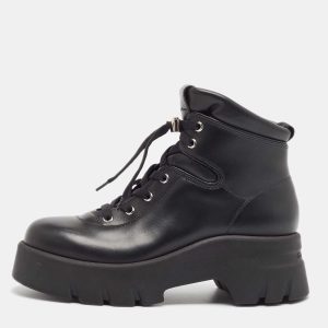 Gianvito Rossi Black Leather Vancouver Boots Size 39, Boots - Luxury Closet catalog