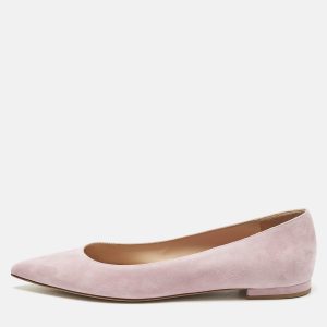 Gianvito Rossi Lilac Suede Ballet Flats Size 39, Flats - Luxury Closet catalog