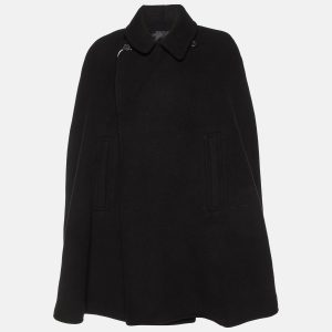 Givenchy Black Wool Felt Cape Coat XXL, Coats & Jackets - Luxury Closet catalog