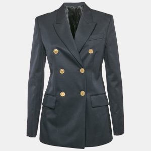 Givenchy Navy Blue Wool Gabardine Double Breasted Blazer M, Coats & Jackets - Luxury Closet catalog